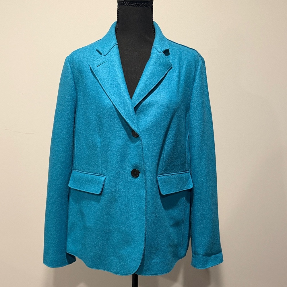Armani Collezioni Vibrant Teal Blazer